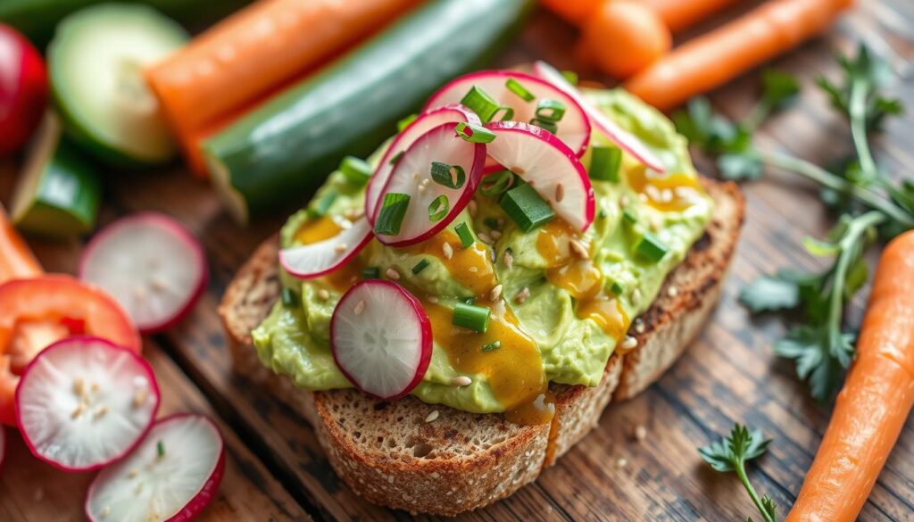 Asian-Fusion Vegan Avocado Toast