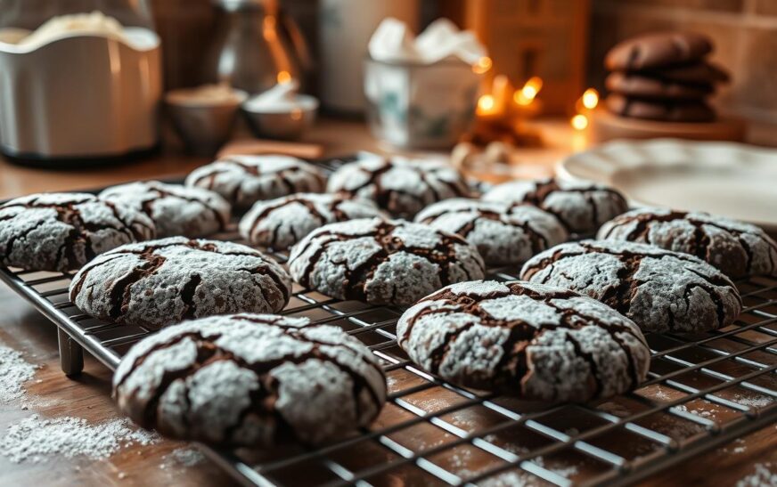 Chocolate Crinkle Cookies