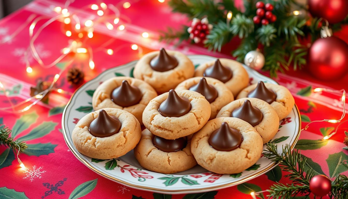 Christmas Peanut Butter Blossoms Recipe