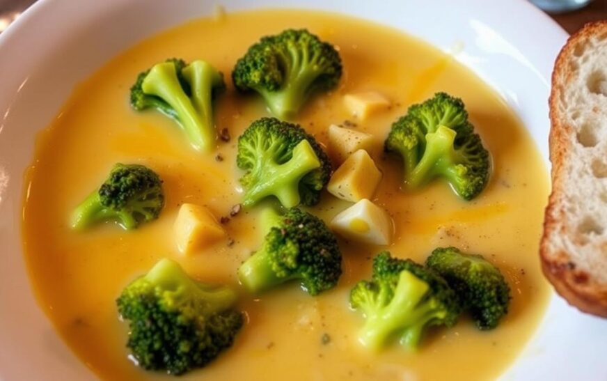 Creamy Broccoli Cheddar Soup