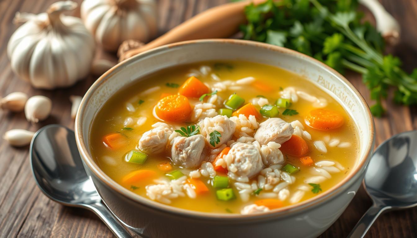 Easy Chicken & Rice Soup Recipe