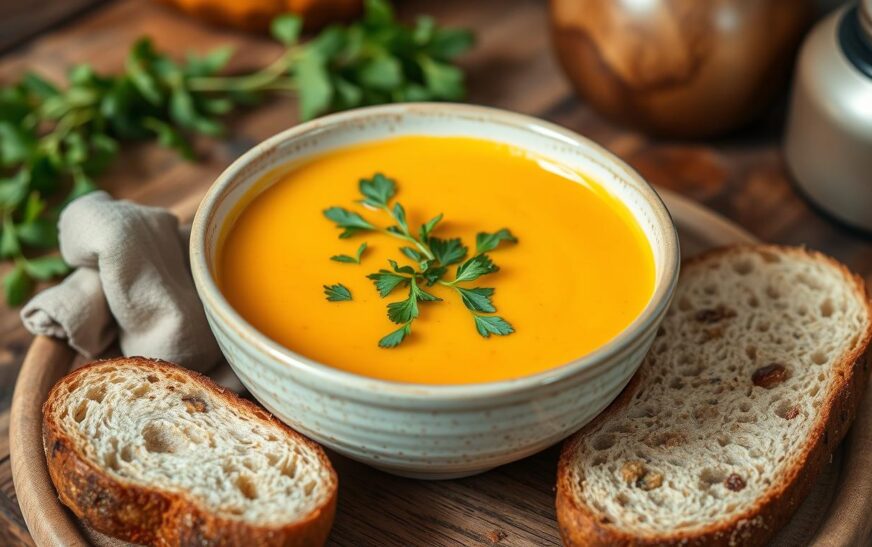 Gluten-Free Yellow Bell Pepper Soup Recipe