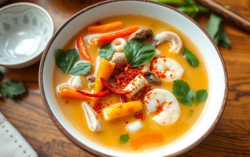 Spicy Thai Coconut Soup Recipe