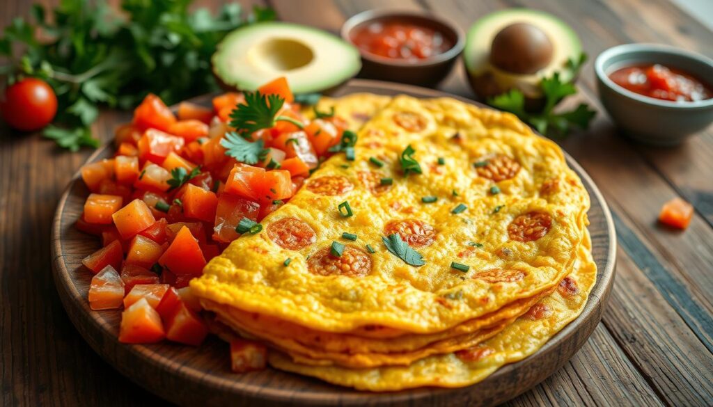 chickpea flour omelet recipe