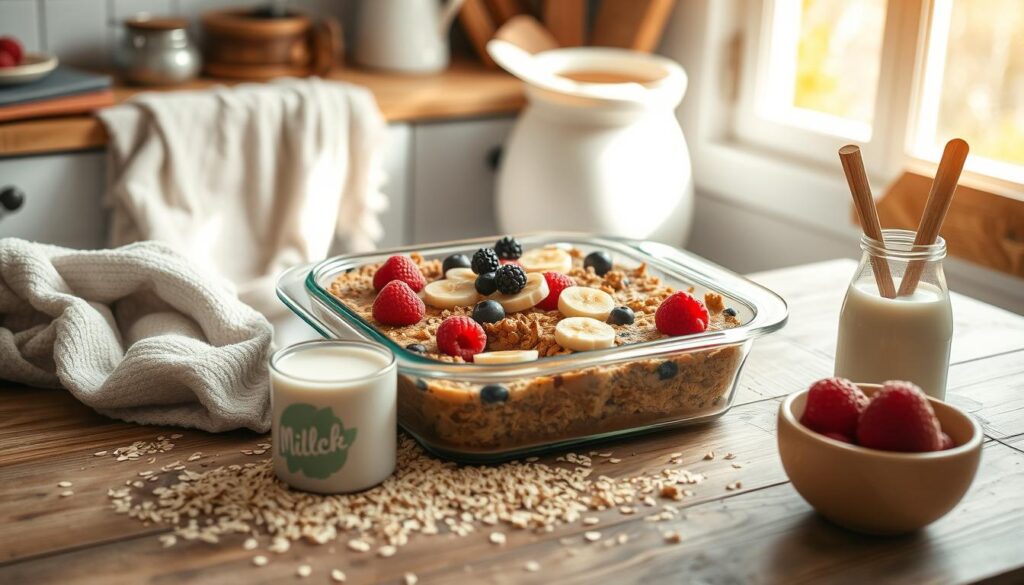 easy baked oatmeal vegan