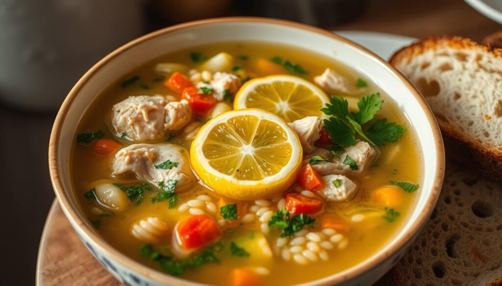 easy lemon chicken soup