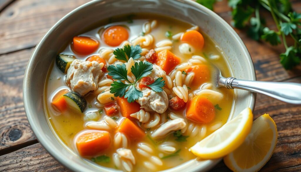 gluten-free orzo soup alternative