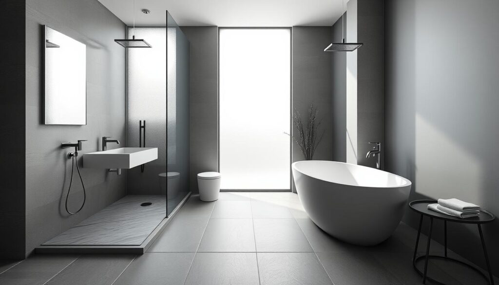 modern monochrome bathrooms