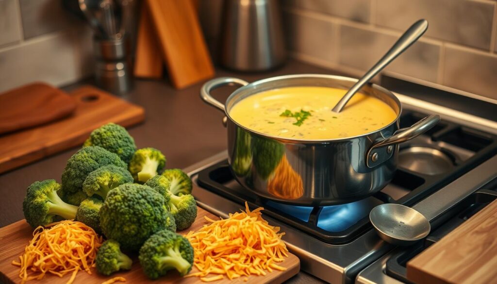 one-pot cheddar soup