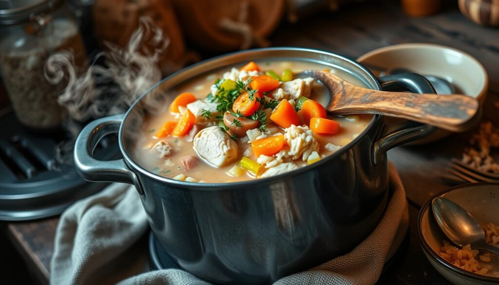 one-pot chicken and rice soup