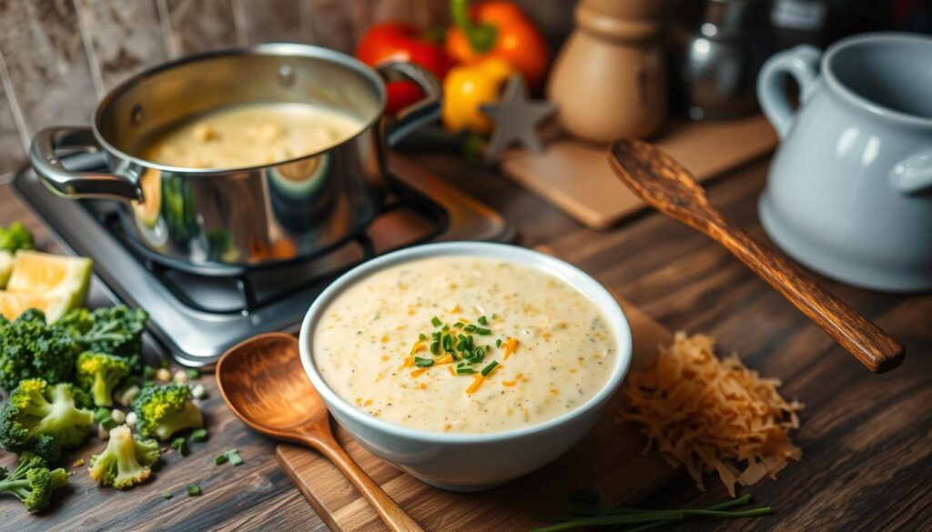 vegetarian broccoli soup recipe