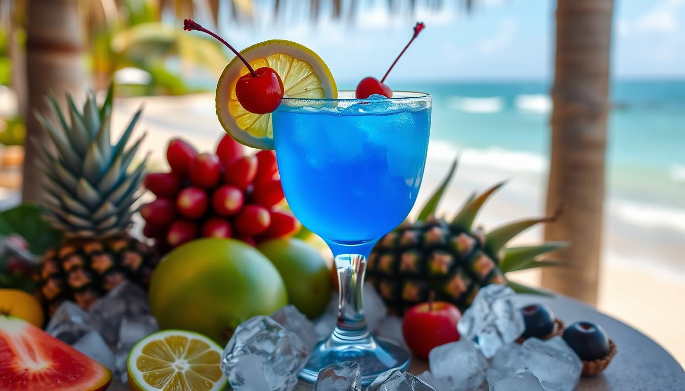 Blue Lagoon Mocktail