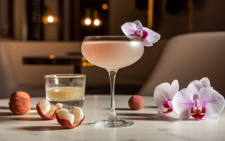 Lychee Mocktini Mocktail