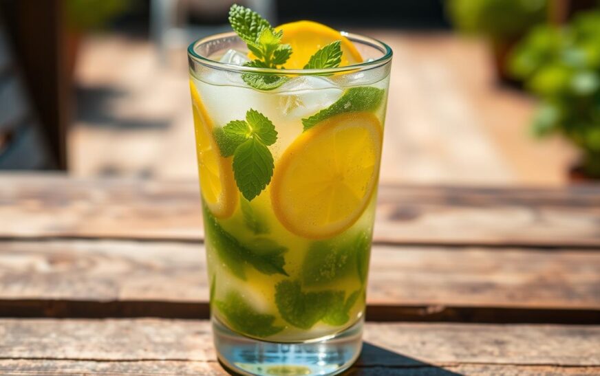 Mint Lemonade Mocktail