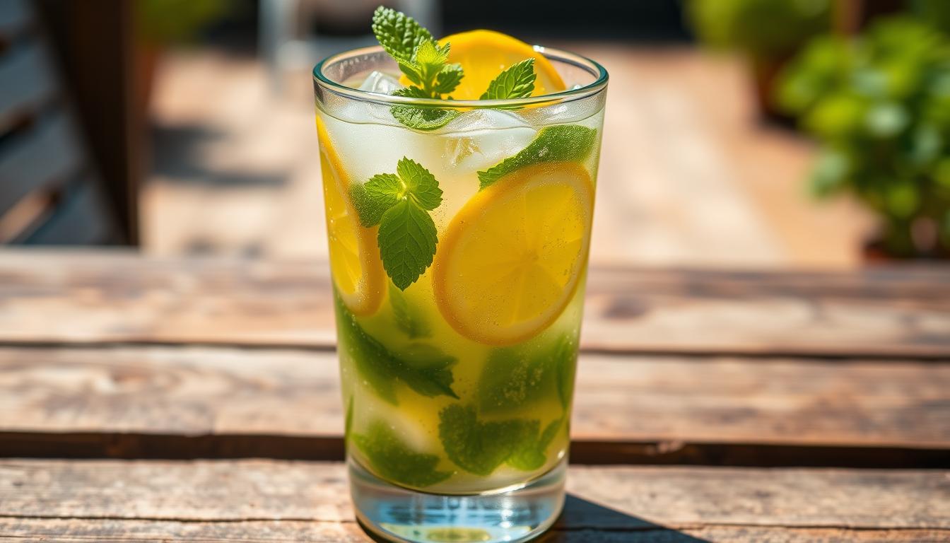 Mint Lemonade Mocktail