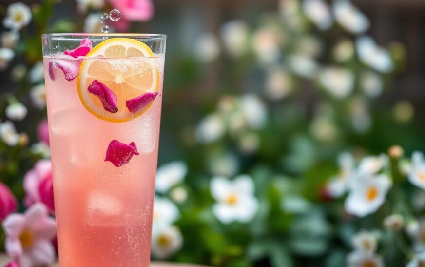 Rose Lemon Spritzer Mocktail