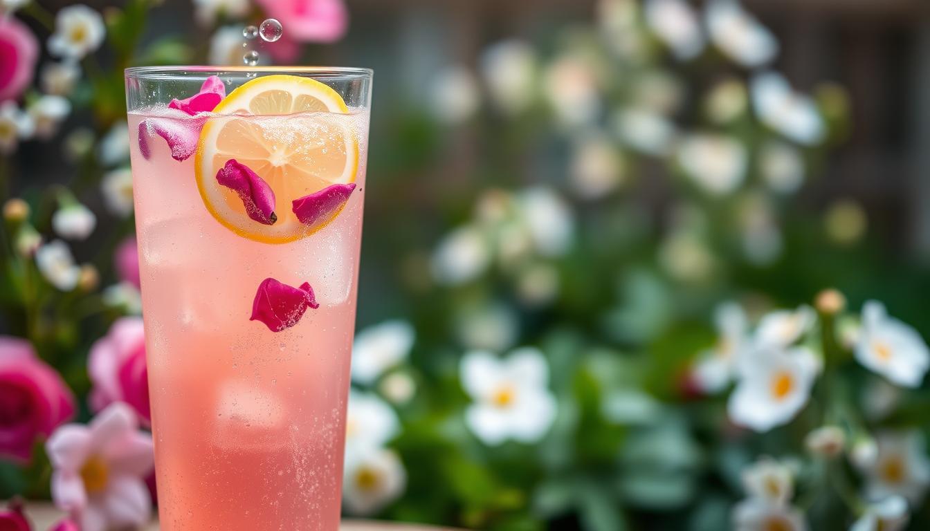 Rose Lemon Spritzer Mocktail