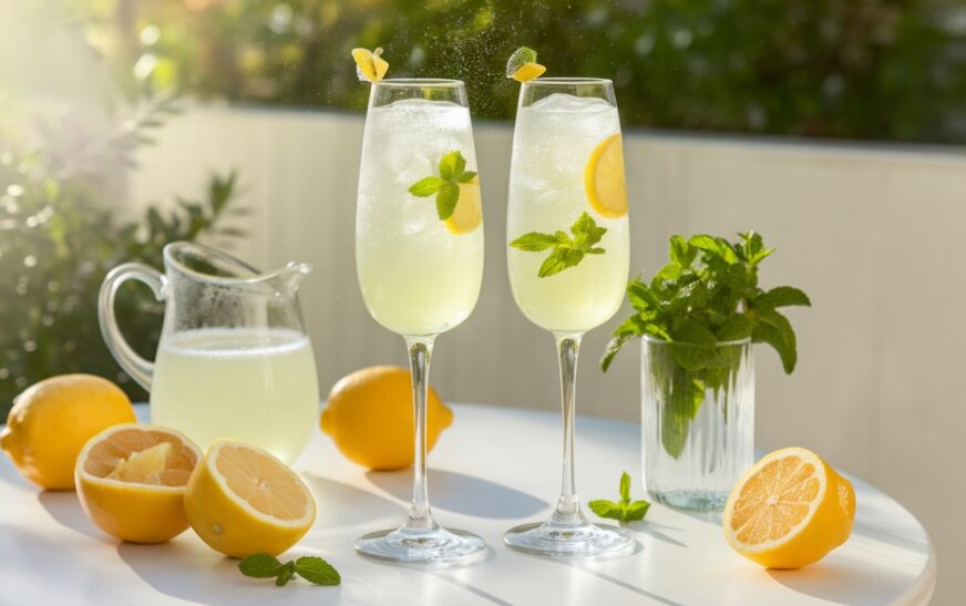 Virgin Fizz Mocktail (Sparkling Lemonade)