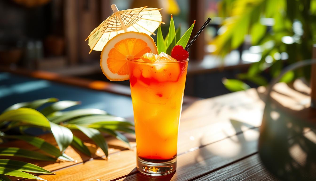 Virgin Hurricane Mocktail