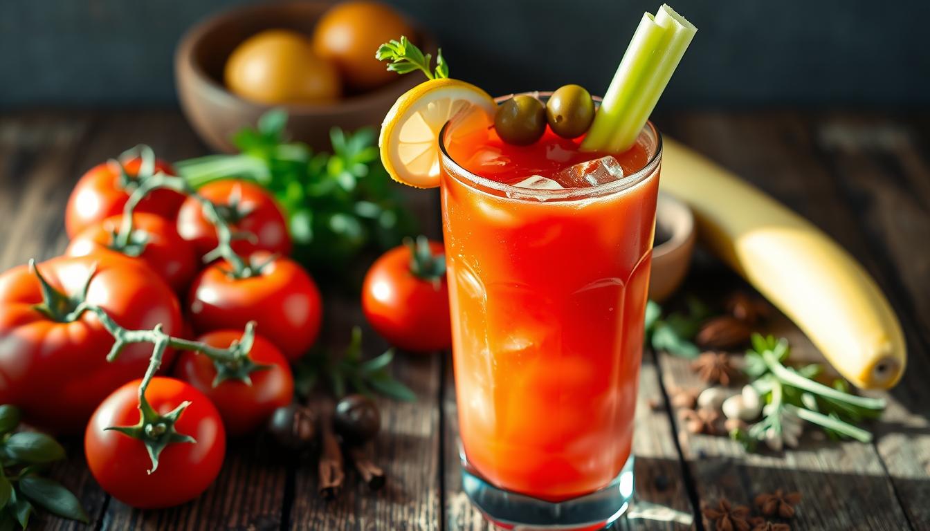 Virgin Mary Mocktail (non-alcoholic Bloody Mary)