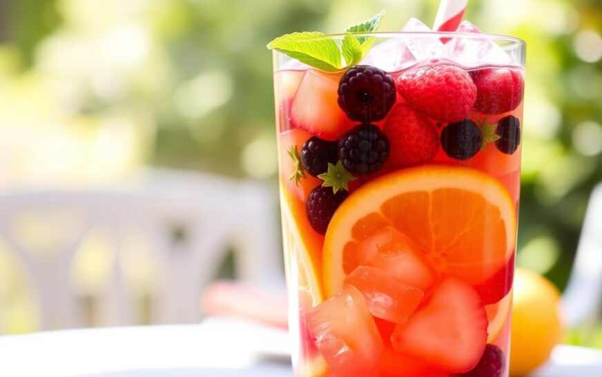 Virgin Sangria Mocktail