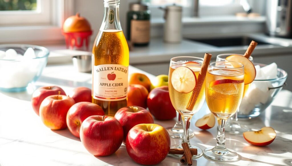 how to make sparkling apple cider