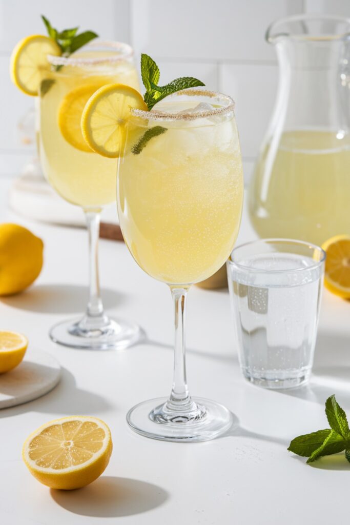 Virgin Fizz Mocktail (Sparkling Lemonade)