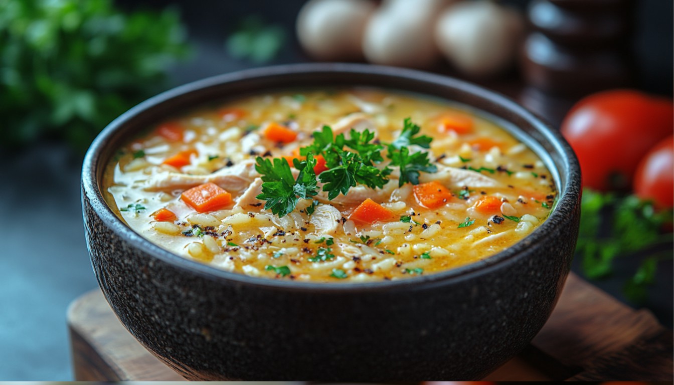 🇧🇷 Nourishing Brazilian Canja de Galinha Chicken and Rice Soup