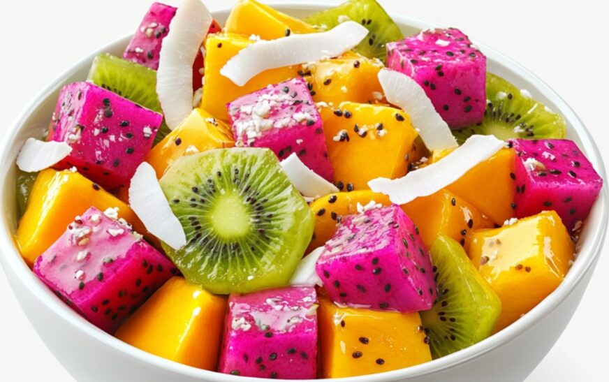 Exotic Dragon Fruit & Mango Salad Recipe