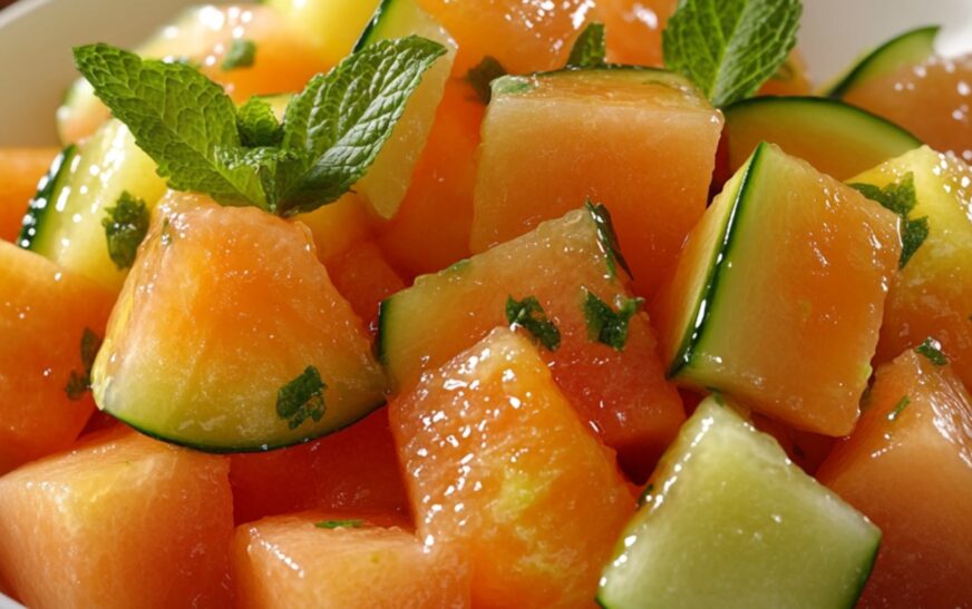 Refreshing Honey-Lime Melon Medley Recipe