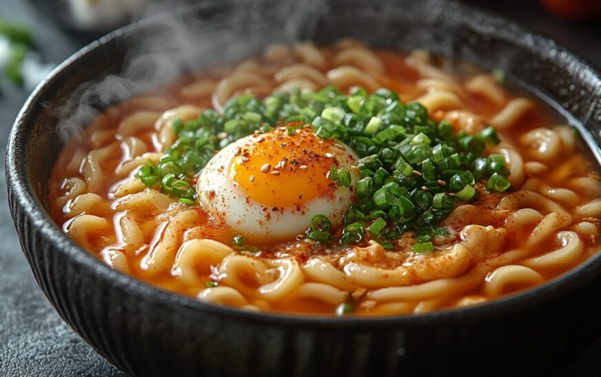 Japanese Tori Udon Noodle Soup Recipe