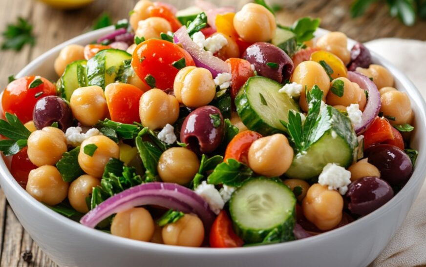 Refreshing Mediterranean Chickpea Salad Recipe