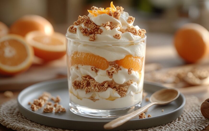 Delightful Orange Cream Yogurt Parfait Recipe