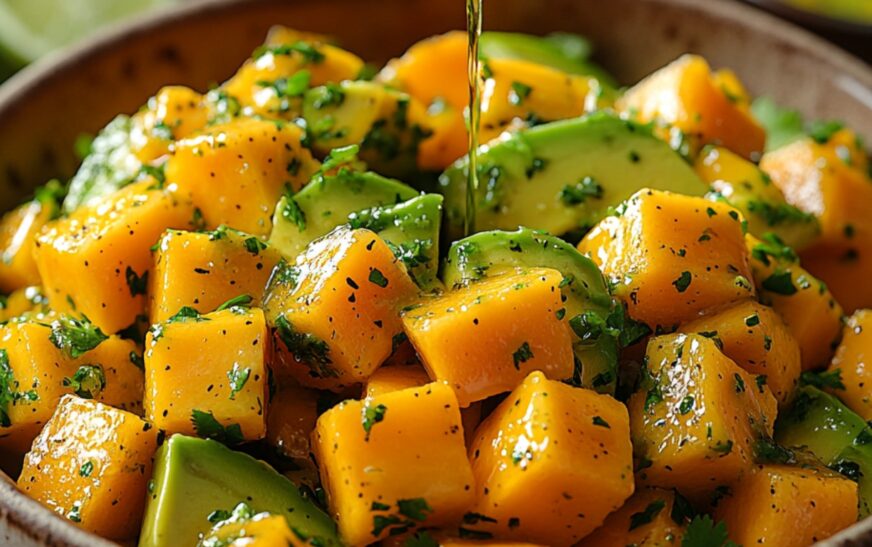 Tropical Mango Avocado Tango Salad Recipe