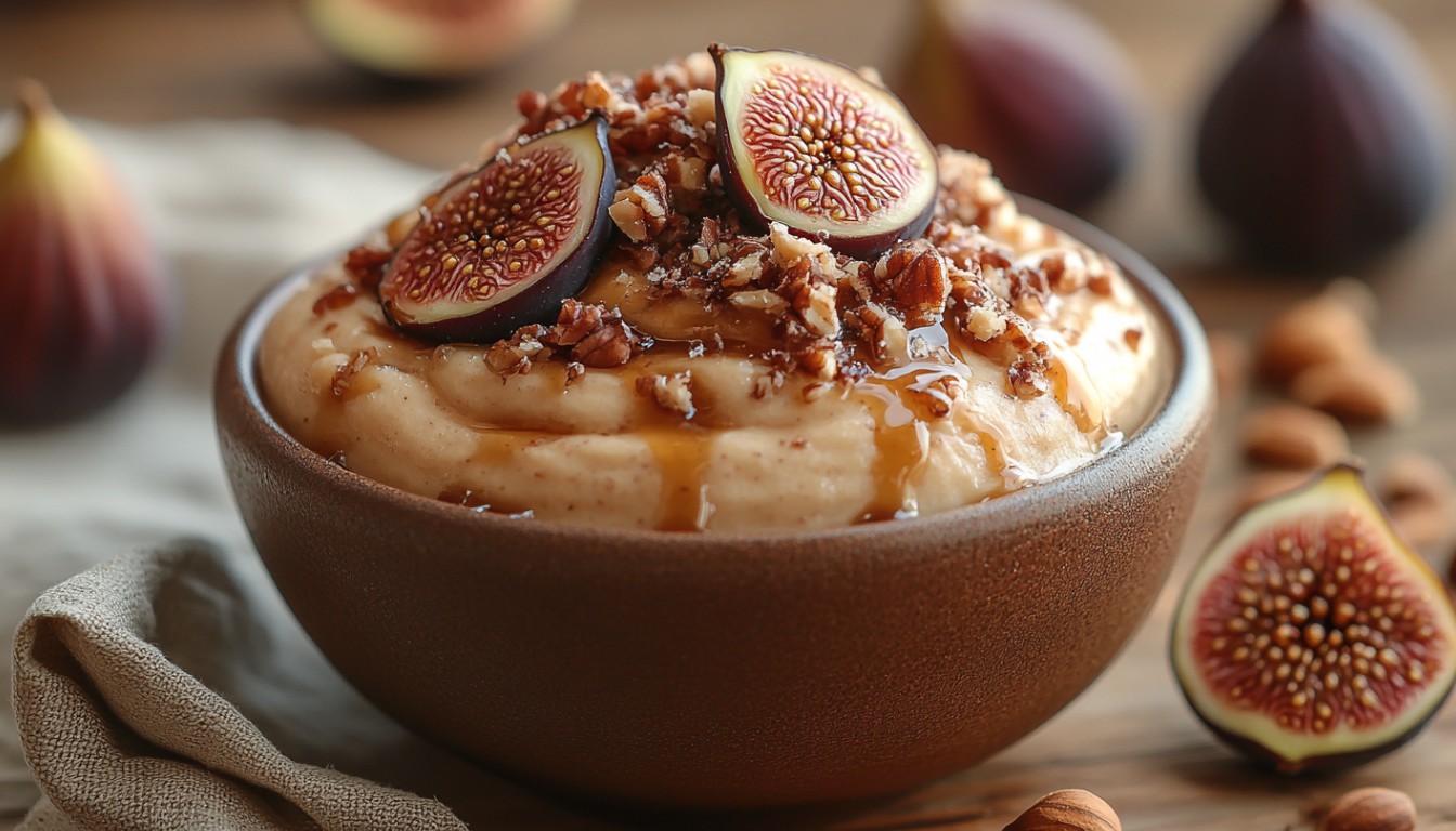 Decadent Caramelized Fig & Hazelnut Layered Mousse Recipe