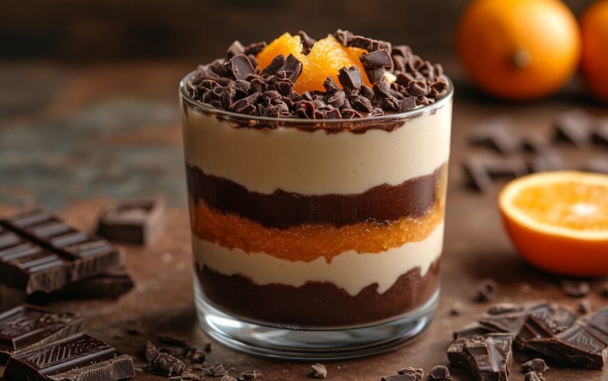 Decadent Chocolate Orange Layered Mousse Recipe