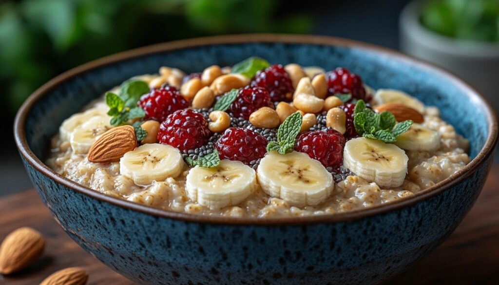 vegan oatmeal recipes incorporating nuts and seeds